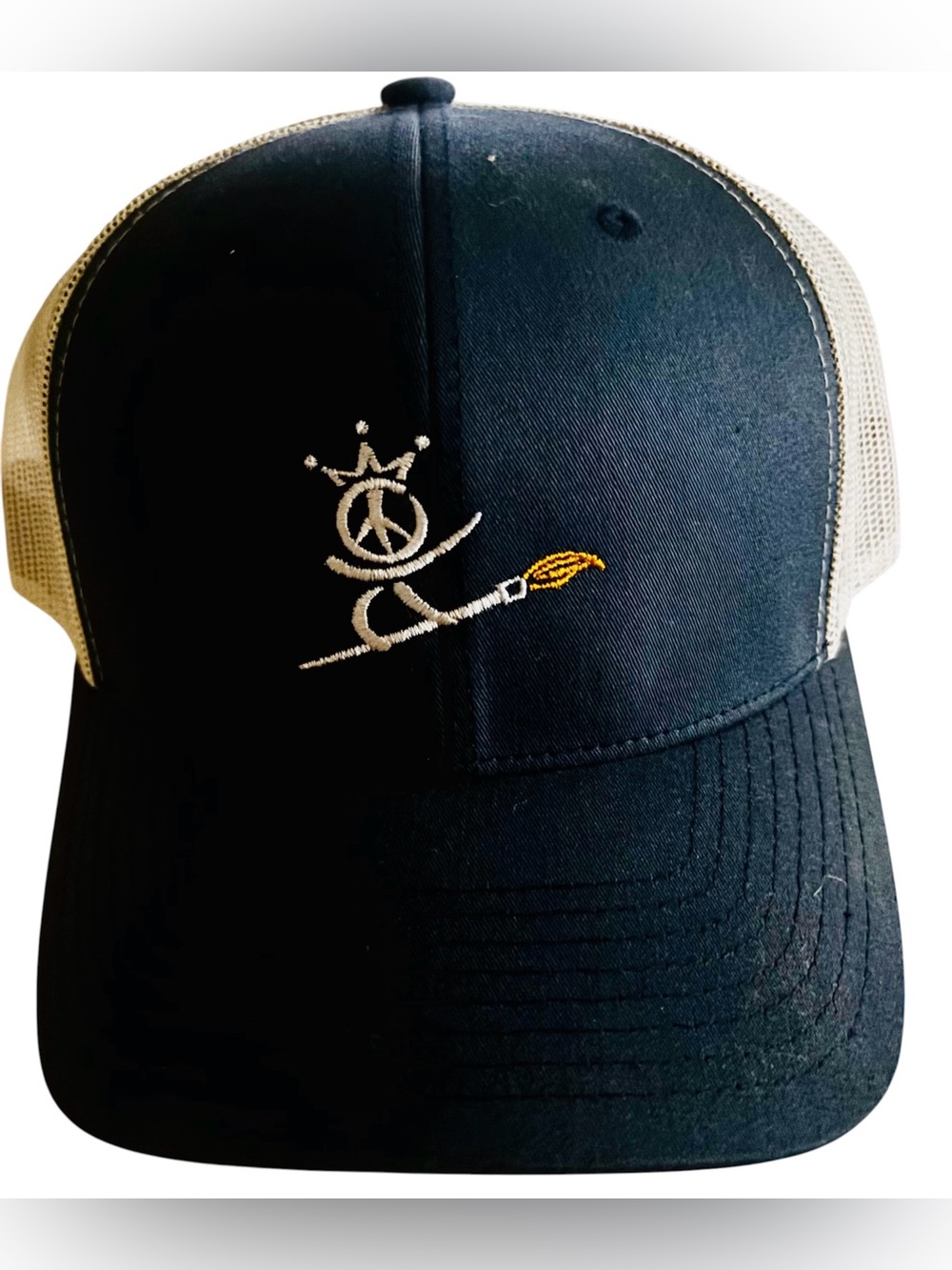 SCOTTY CAMERON GALLERY Peace Painter Golf Truckers Hat Navy Blue Gray Scotty Dog
